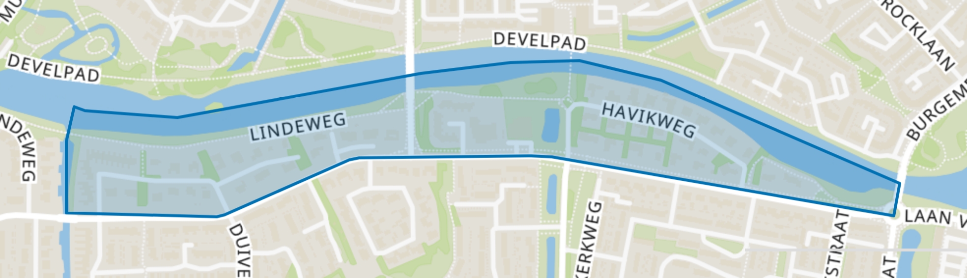 Develzijde Nederhoven, Zwijndrecht map