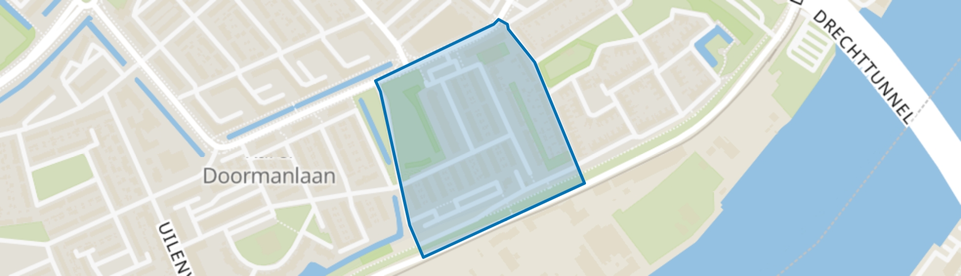 Dichtersbuurt-Midden, Zwijndrecht map