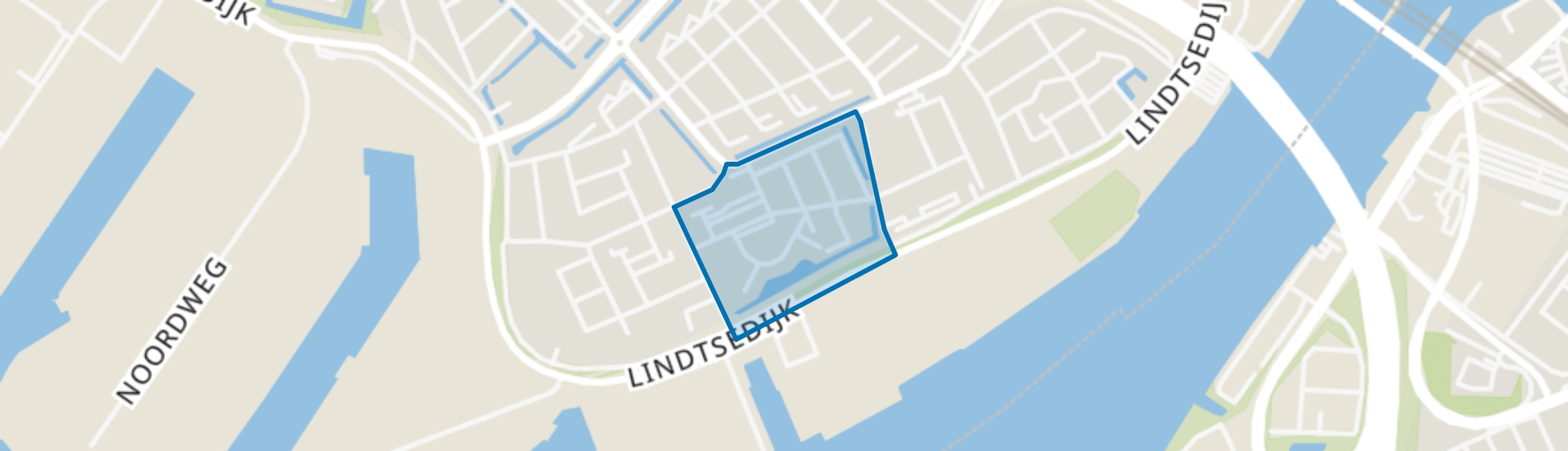 Dichtersbuurt-West, Zwijndrecht map