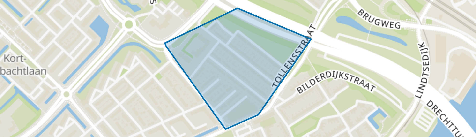 Koloniënbuurt, Zwijndrecht map