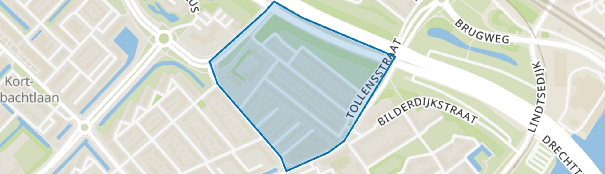 Koloniënbuurt, Zwijndrecht map