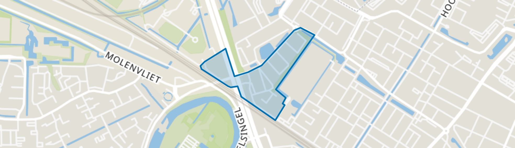 Officiervliet-Oost, Zwijndrecht map