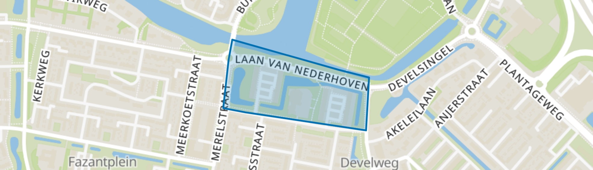 Ooievaar- en Vinkplein, Zwijndrecht map