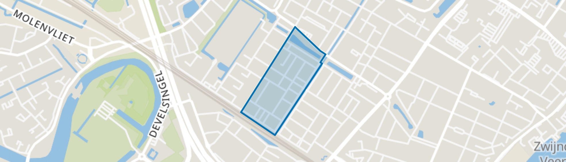 Sterrenbeeldenbuurt, Zwijndrecht map