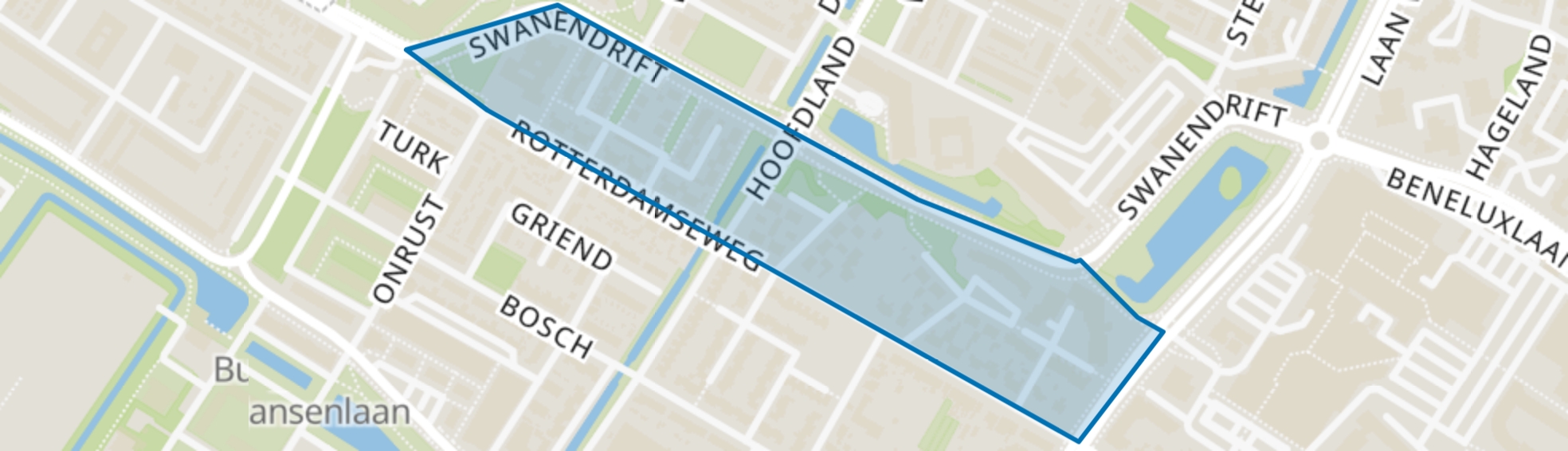 Swanendrif-Zuid, Zwijndrecht map