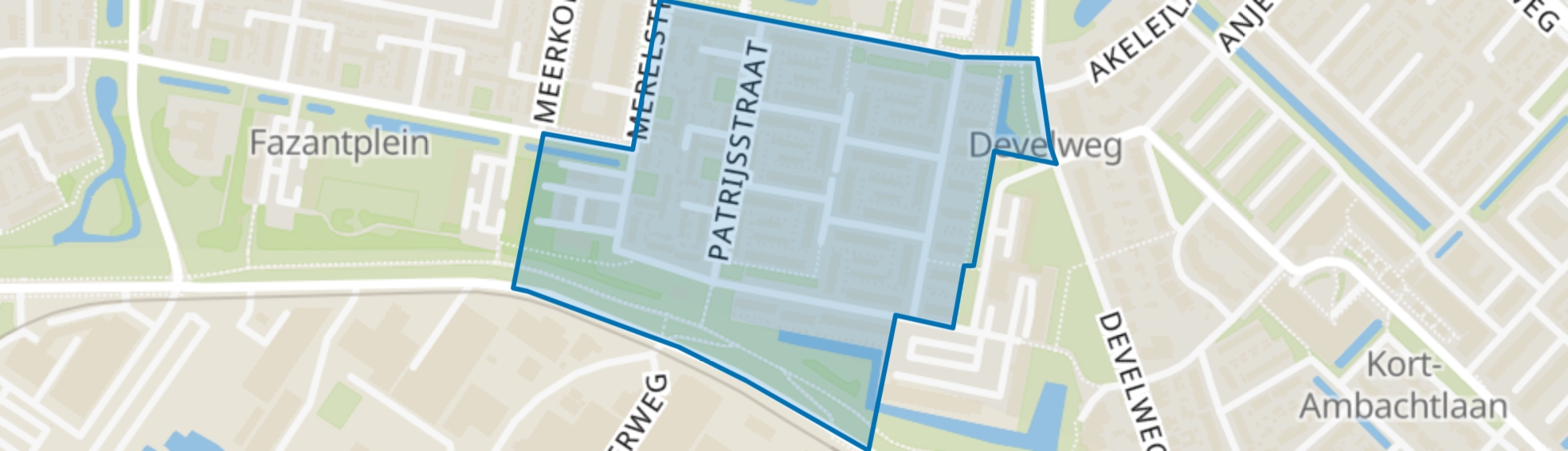 Vogelbuurt-Oost, Zwijndrecht map