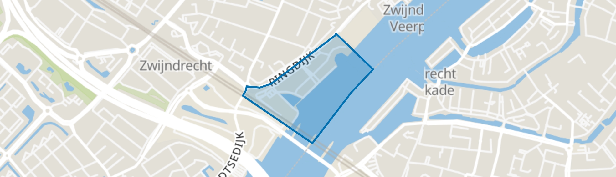 Westkeetshaven, Zwijndrecht map