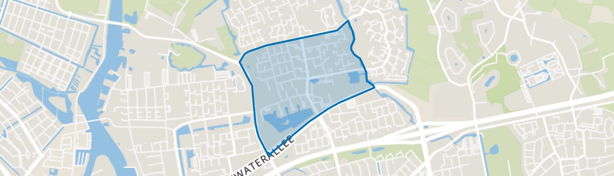 Aa-landen-Midden, Zwolle map