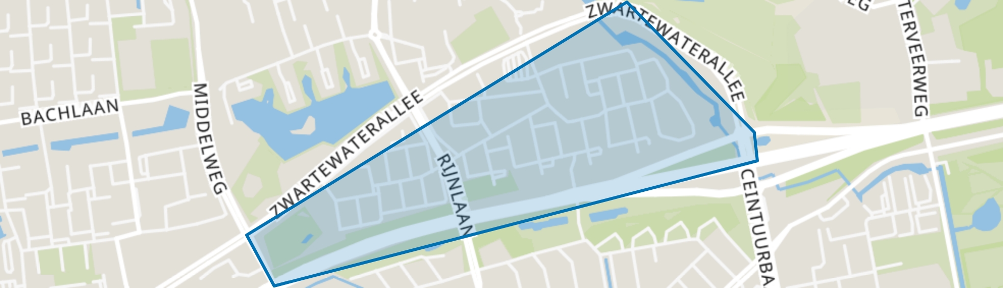 Aa-landen-Zuid, Zwolle map