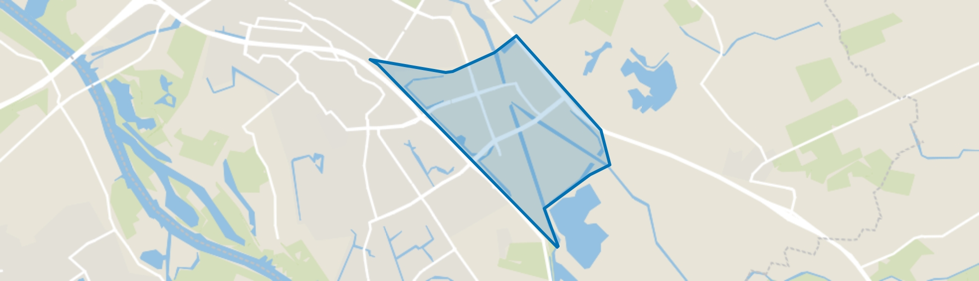Bedrijventerrein Marslanden-Zuid, Zwolle map