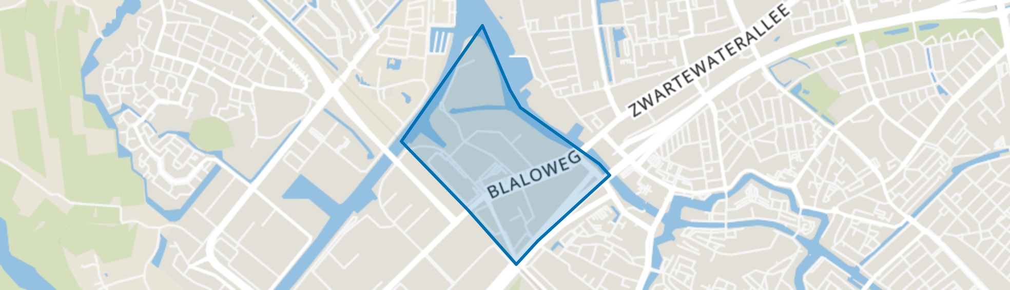 Bedrijventerrein Voorst-A, Zwolle map