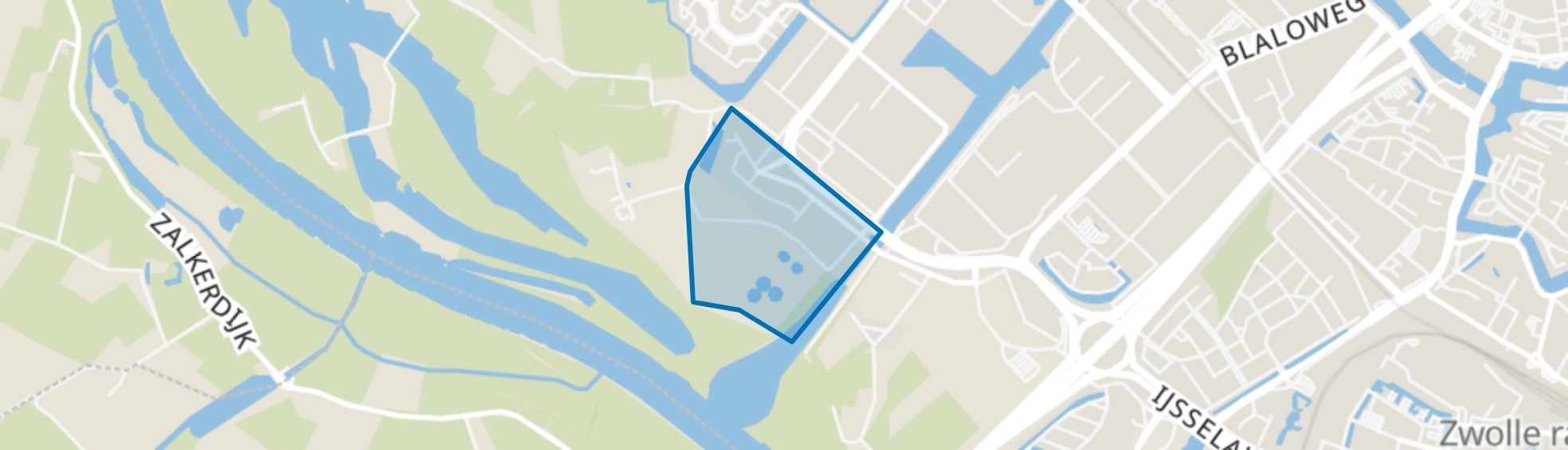Bedrijventerrein Voorst-D, Zwolle map