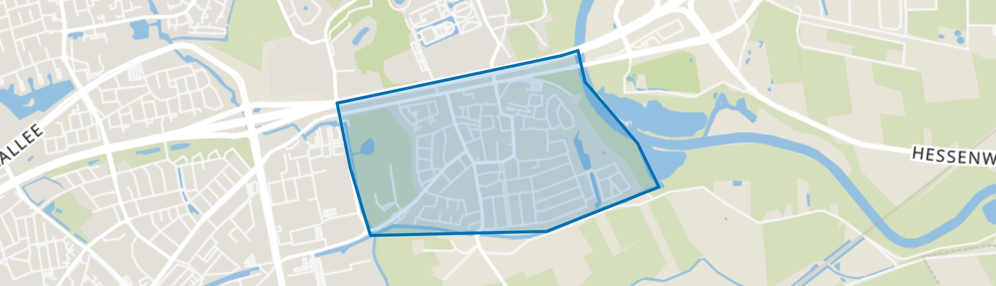 Berkum, Zwolle map