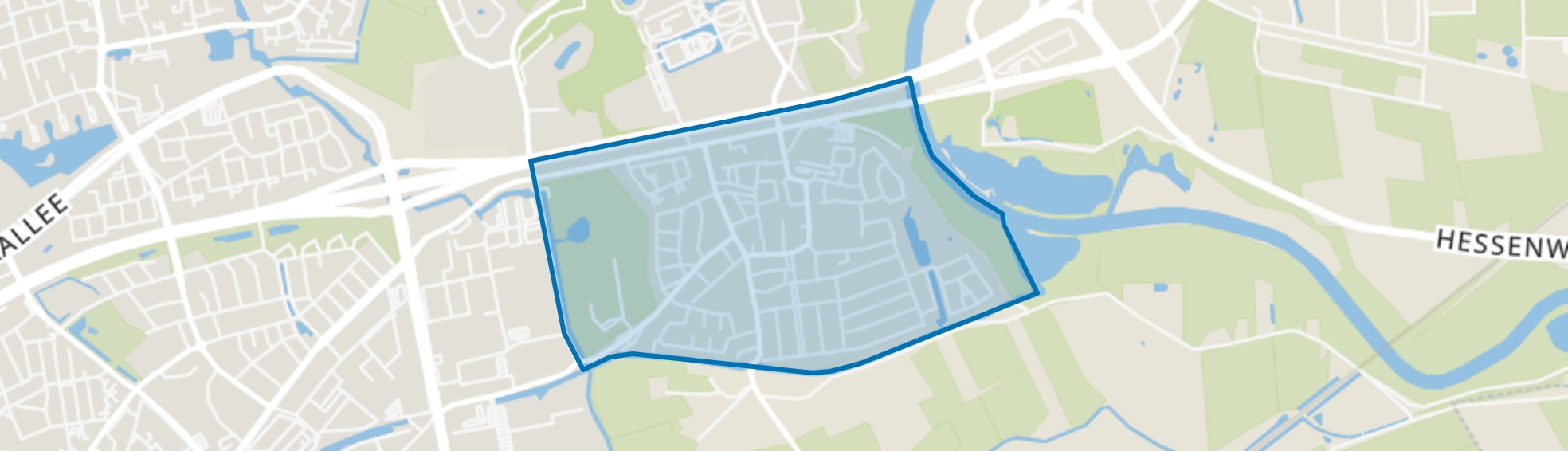 Berkum, Zwolle map