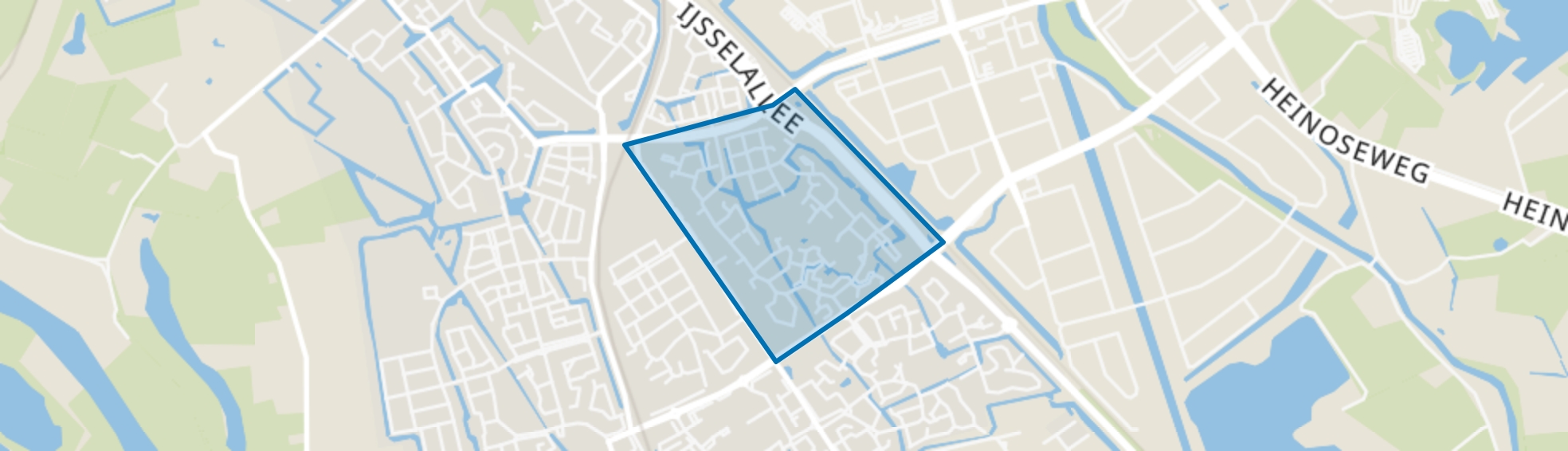 Gerenlanden, Zwolle map