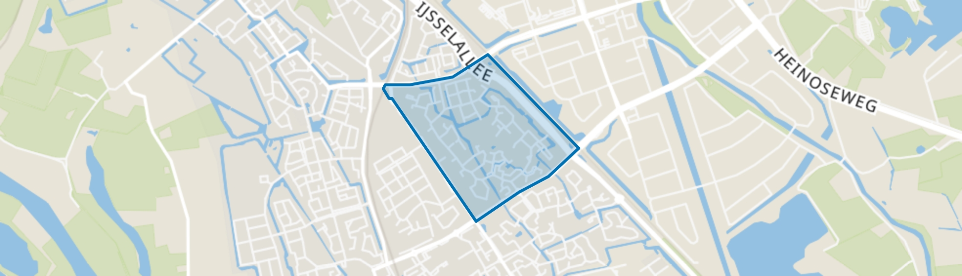 Gerenlanden, Zwolle map