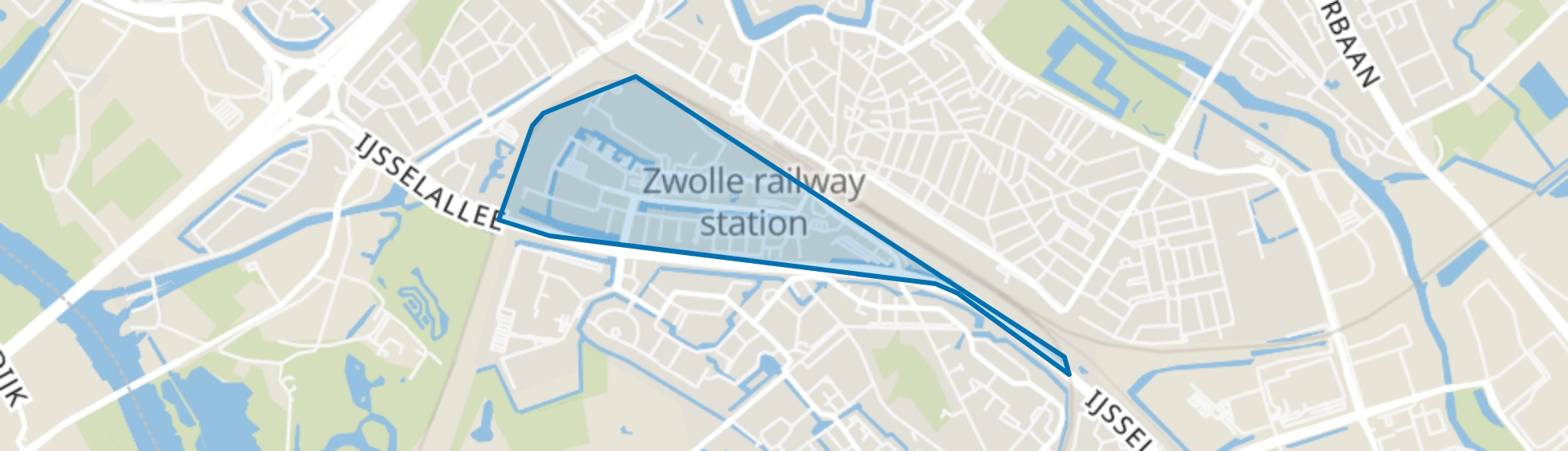 Hanzeland, Zwolle map