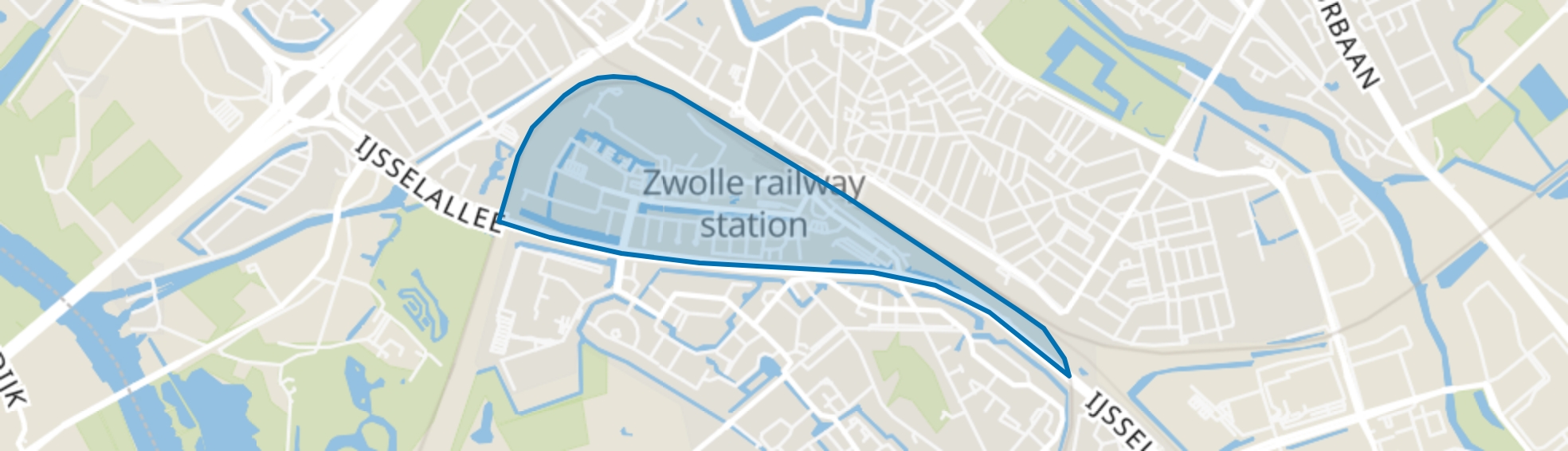 Hanzeland, Zwolle map