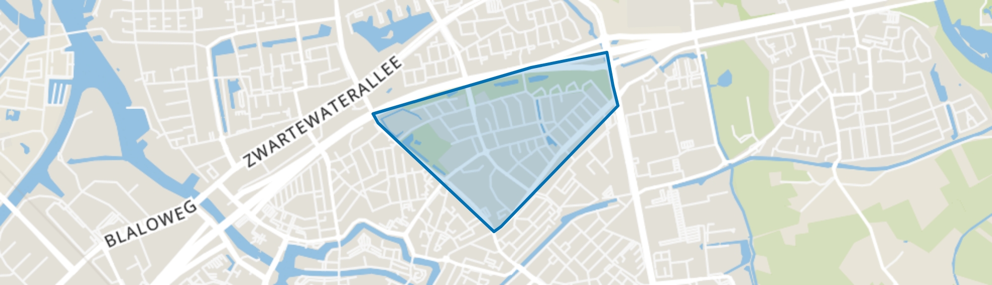 Hogenkamp, Zwolle map