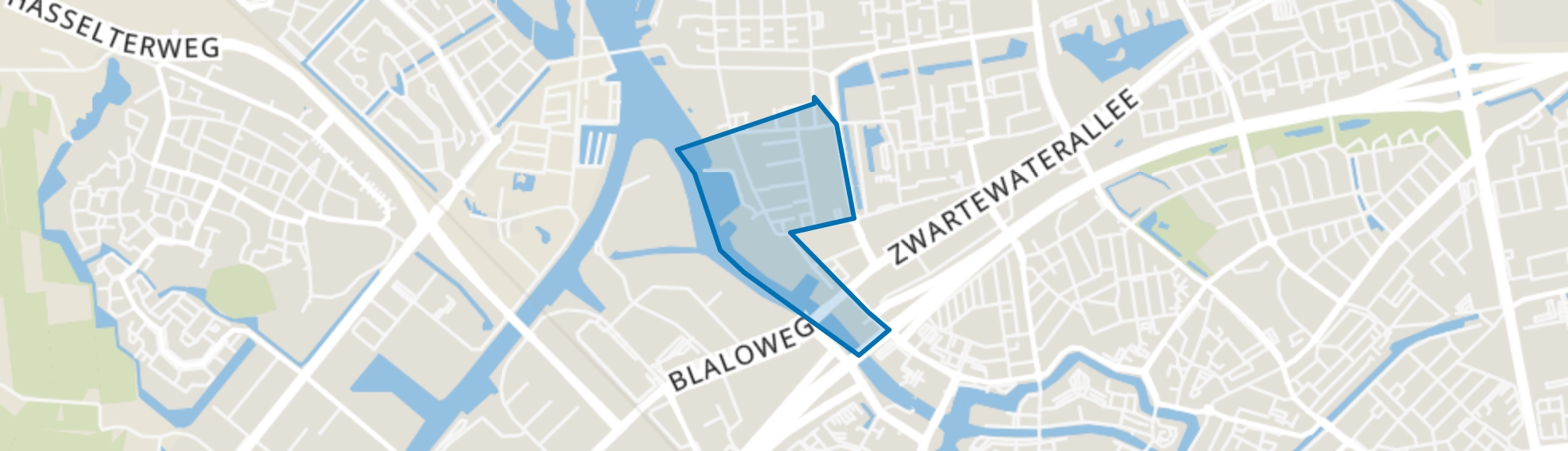 Holtenbroek I, Zwolle map