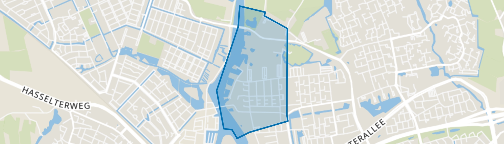 Holtenbroek II, Zwolle map