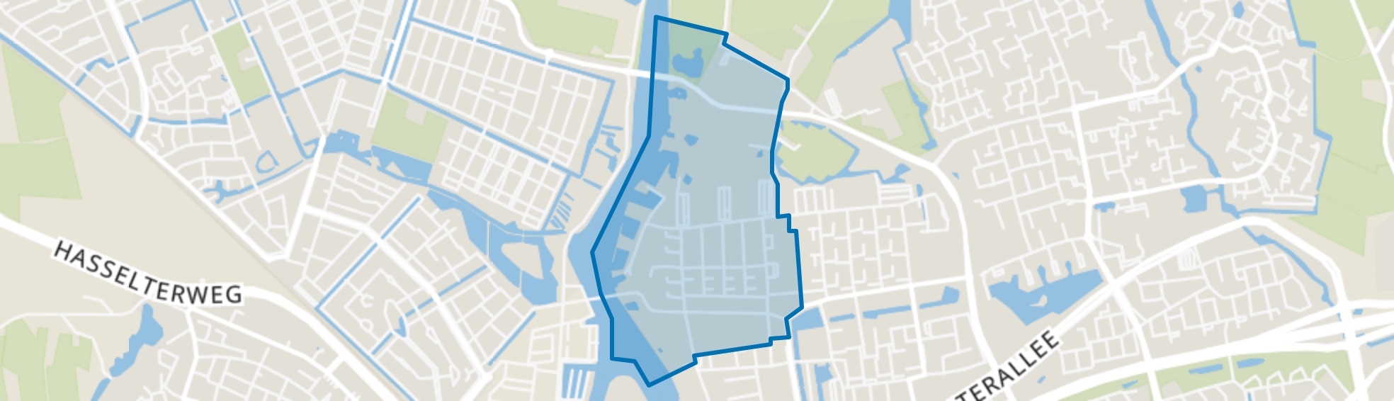 Holtenbroek II, Zwolle map