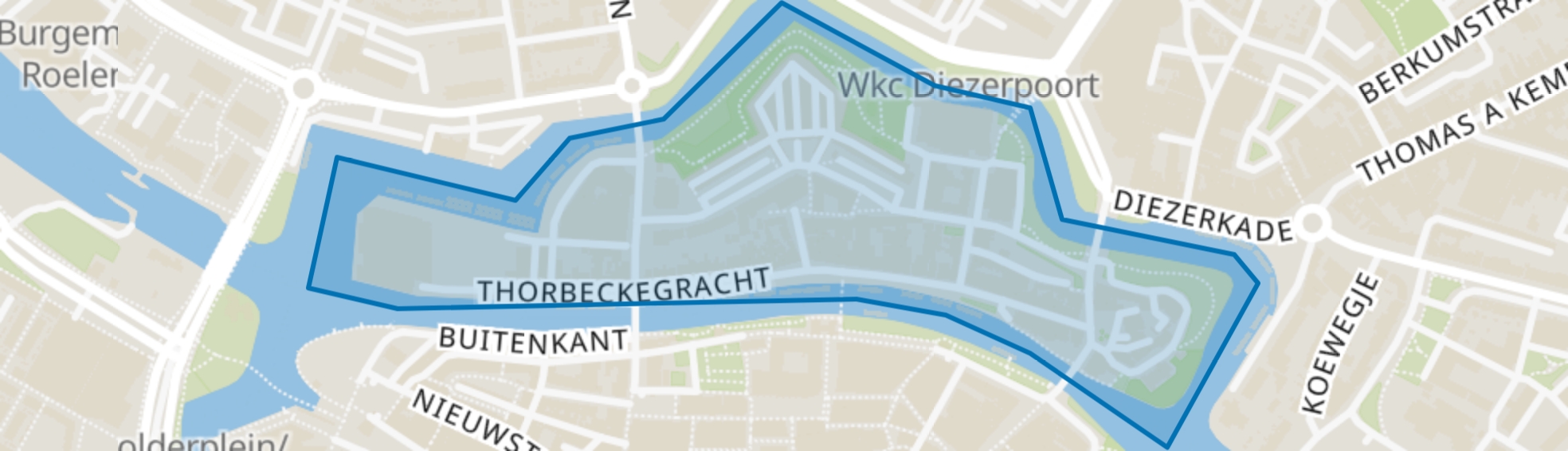 Noordereiland, Zwolle map