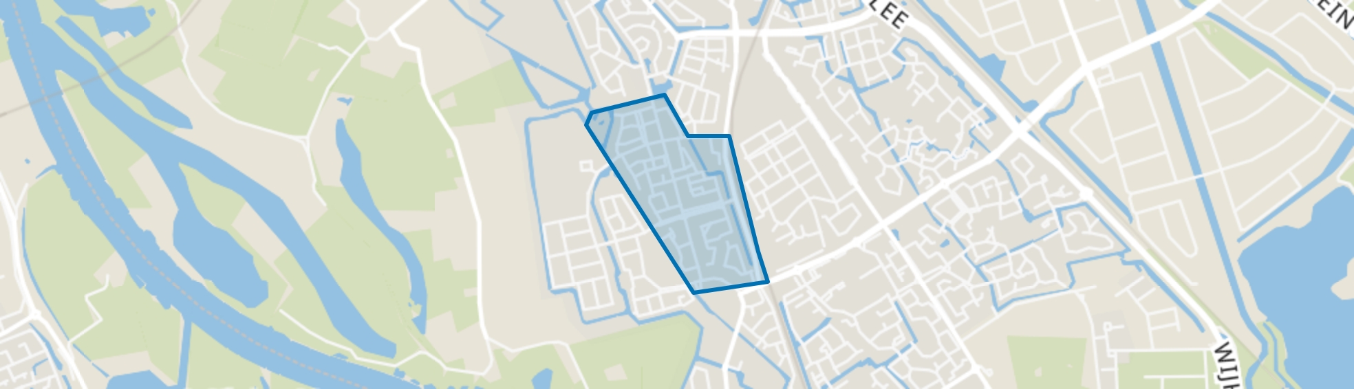 Oldenelerlanden-Oost, Zwolle map