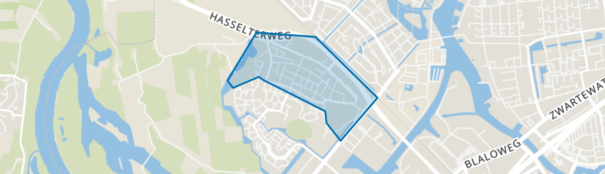 Oud-Westenholte, Zwolle map
