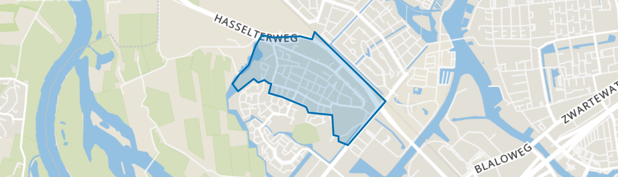 Oud-Westenholte, Zwolle map