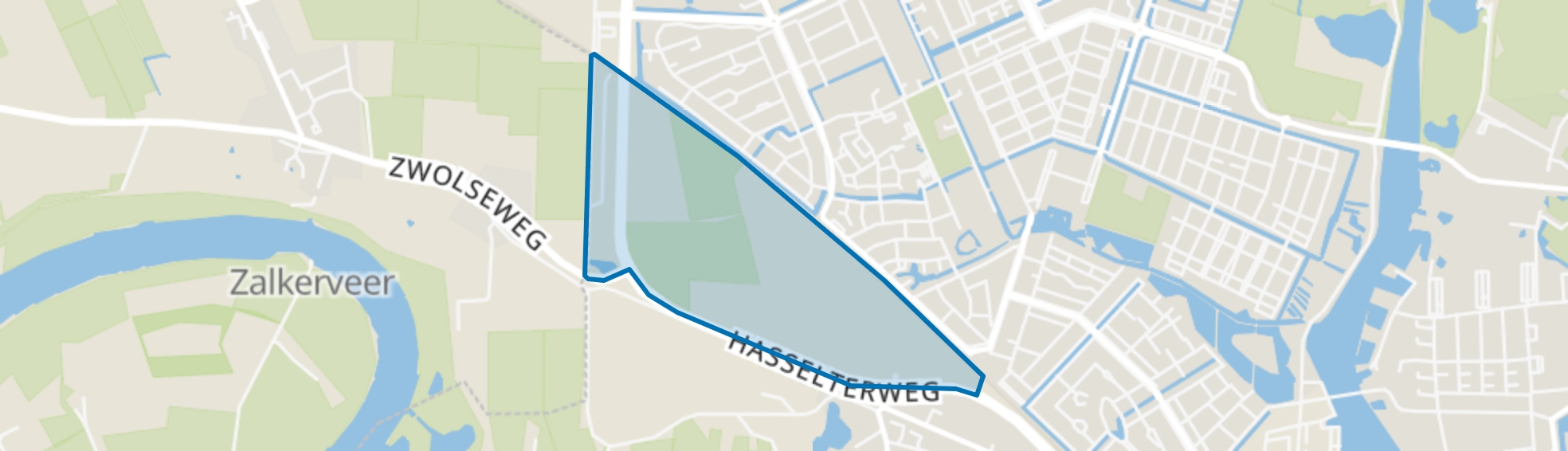 Tippe bij de IJssel, Zwolle map