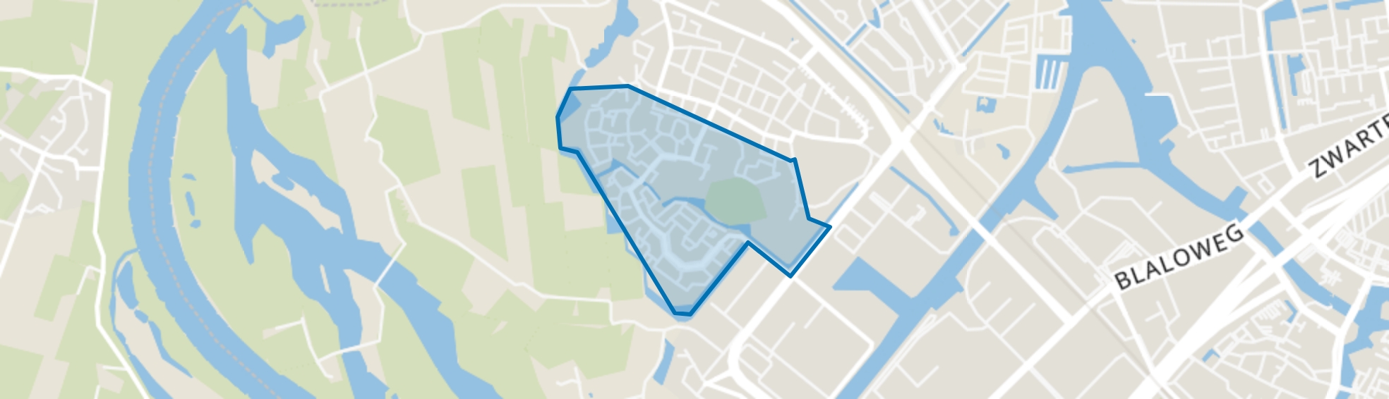 Westenholte-Stins, Zwolle map