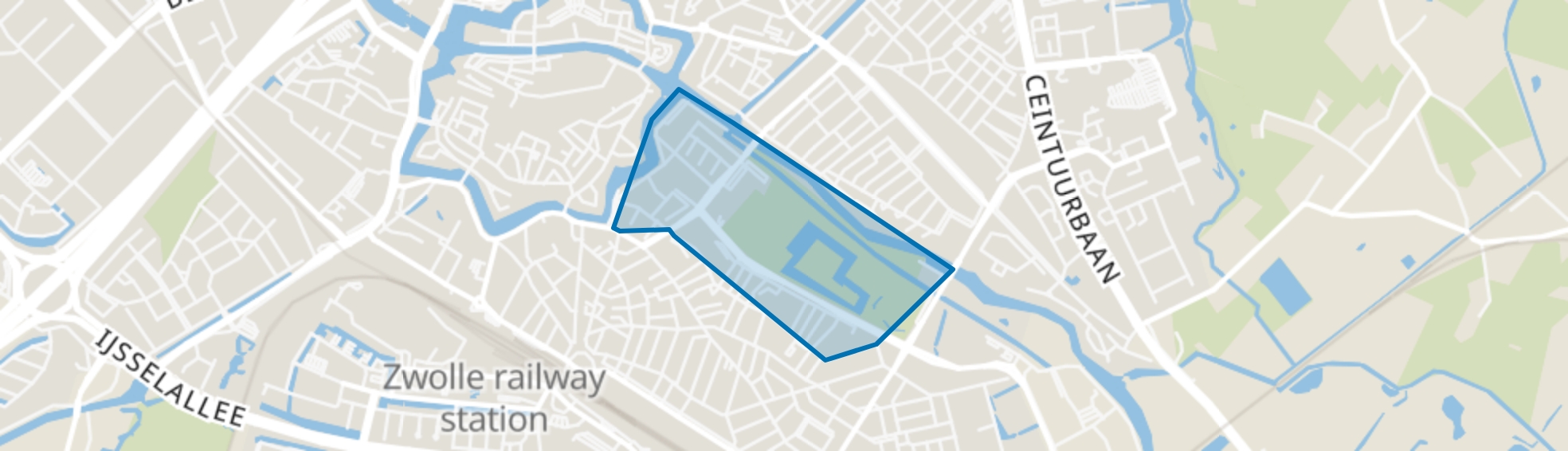 Wezenlanden, Zwolle map