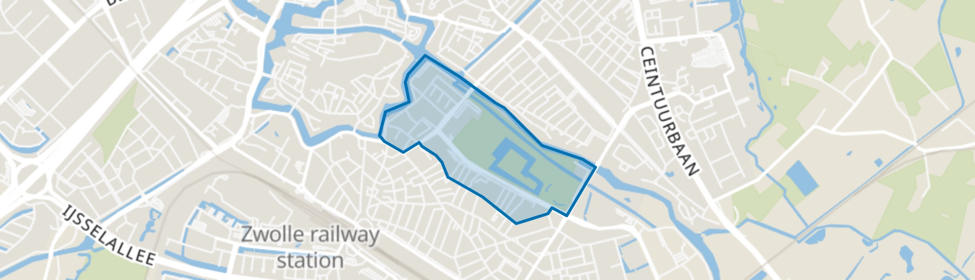 Wezenlanden, Zwolle map